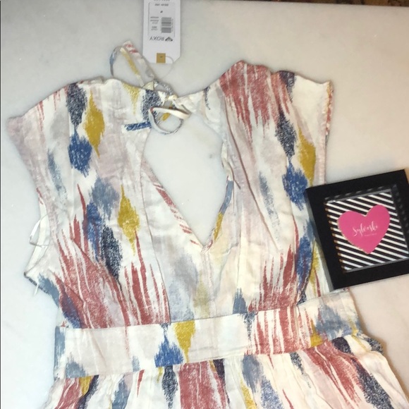 🔥Roxy Retro Poetic Sleeveless Midi Dress NWT - Picture 6 of 9